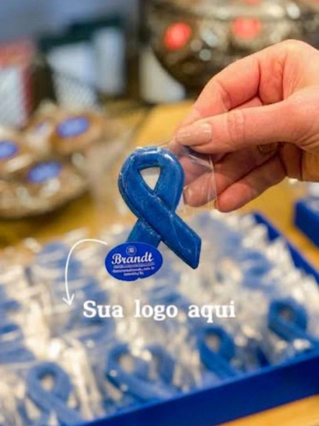 Molde para Chocolate Lazo de Concientización – 10 Cavidades | BWB 9819 - Imagen 4