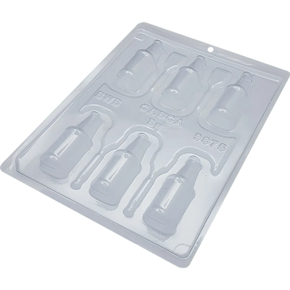 Molde para Chocolate Botellita de Licor – Forma Especial 3 Partes con Silicona | BWB 9875 - Imagen 2