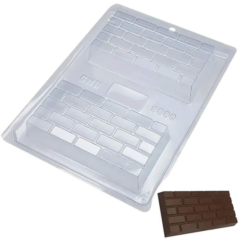 Molde para Chocolate Tablete Ladrillito – Forma Especial 3 Partes con Silicona | BWB 9890 - Imagen 2