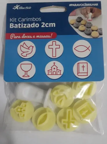 Kit Sellos Bautizo – 6 Diseños Religiosos + Cabo | BlueStar - Imagen 3