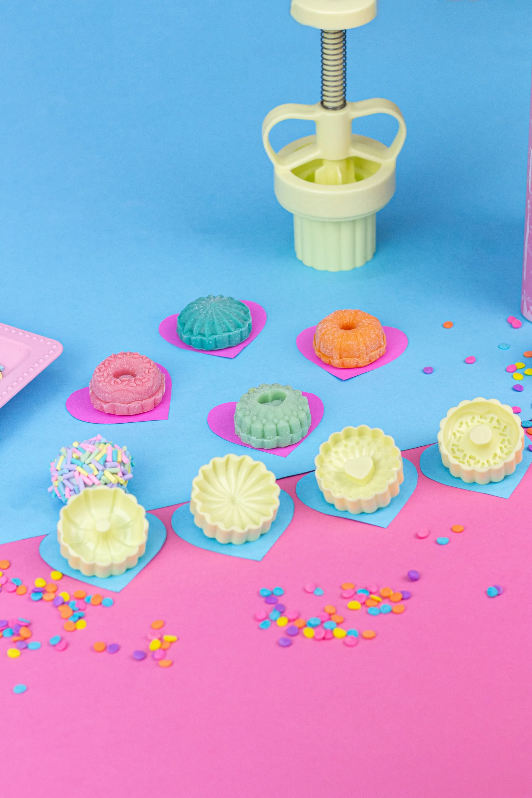 Kit Ejetor Max Docinhos – Base + 4 Moldes Mini Postres | BlueStar - Imagen 3