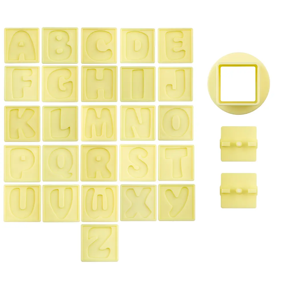 Kit Moldes Ejetor Max Letras – Abecedario 29 Piezas | BlueStar - Imagen 2