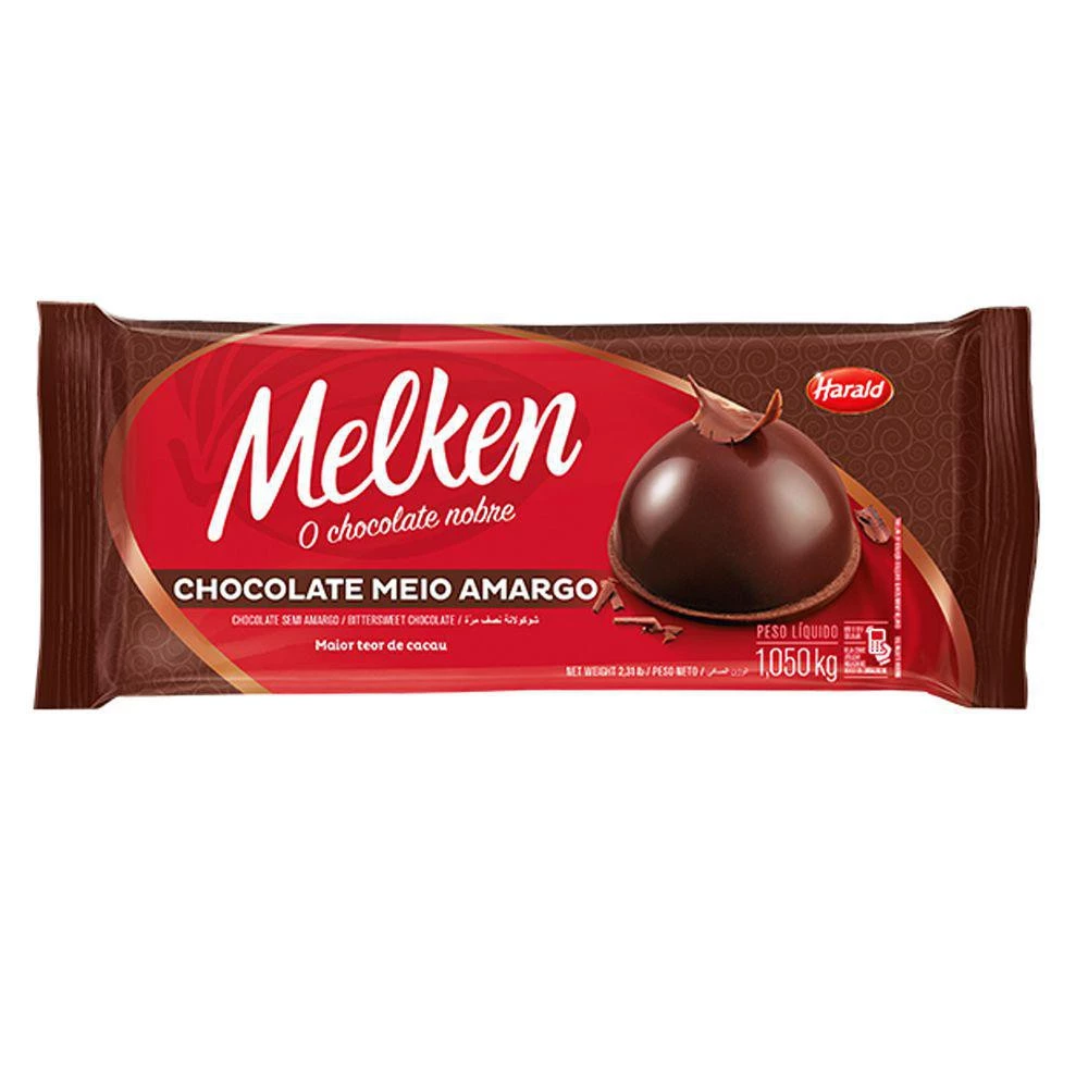 Chocolate Semiamargo Melken en Barra 500g | Harald